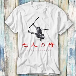 Seven Samurai Akira Kurosawa Japanese Movie T Shirt Meme Gift Funny Top Tee Style Unisex Gamer Movie Music 1002