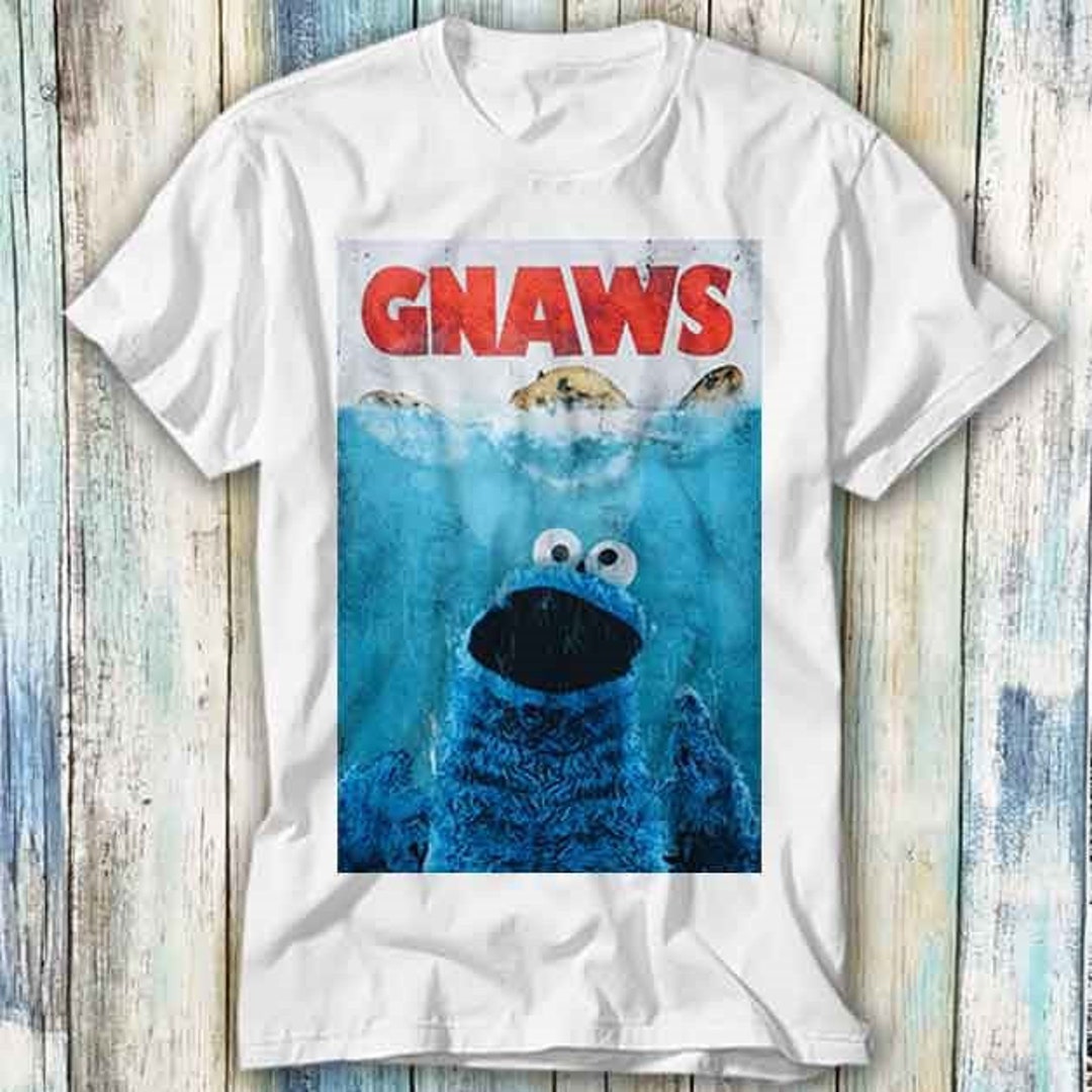 Sesame Street Cookie Monster Gnaws Vintage Cool Unisex T Shirt - Etsy