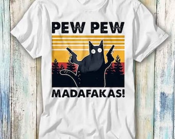 Pew Pew Madafakas T Shirt Meme Funny Unicorn LGBT Gift Tee 2598 - Foto 3