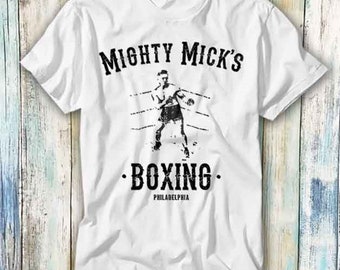 Mighty Mick's Boxing Philadelphia 1976 GYM T Shirt Meme Gift Funny Top Tee Style Unisex Gamer Movie Music 609