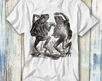 Dancing Frog Star Demons Withells Japanese T Shirt Meme Gift Funny Top Tee Style Unisex Gamer Movie Music 459