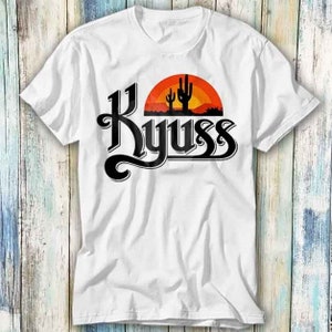 Kyuss Rock Metal Sons Of Stoner Hard Retro Camiseta Meme Regalo Divertida Camiseta Estilo Unisex Gamer Película Música 742