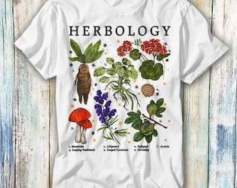 Herbology Plants Botanic Garden Magic Wizard T Shirt Meme Gift Funny Top Tee Style Unisex Gamer Movie Music 627