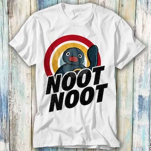 Noot Noot Pingu Rainbow Cartoon Anime Manga T Shirt Meme Gift Funny Top Tee Style Unisex Gamer Movie Music 559