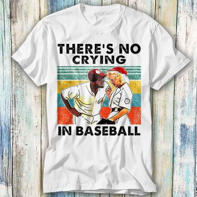 Vintage Baseball Fan T-Shirt – 'There Is No Crying In Baseball' Unisex Shirt For Women & Men - View #7