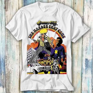 The Harder They Come Poster 70s Jimmy Cliff Film Reggae Music T Shirt Meme Gift Funny Top Tee Style Unisex Gamer Movie Music 782