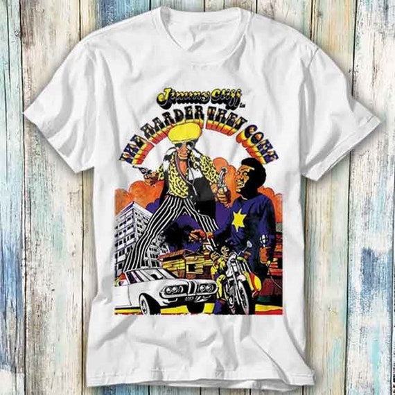 The Harder They Come Poster 70s Jimmy Cliff Film Reggae Music T Shirt Meme  Gift Funny Top Tee Style Unisex Gamer Movie Music 782 - Etsy