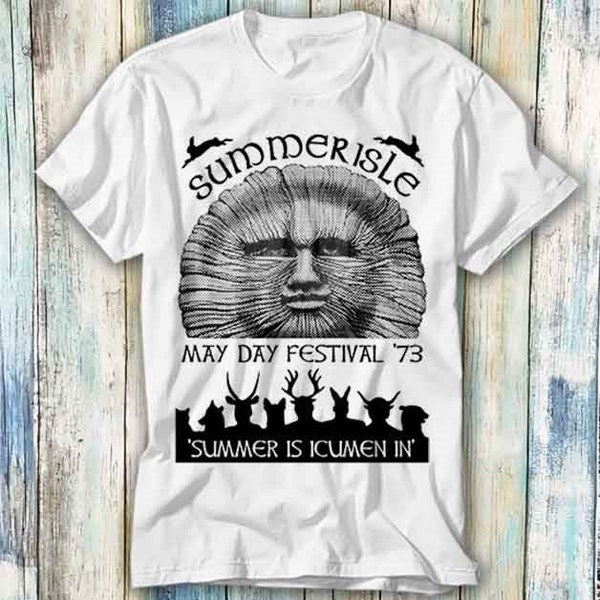 Summerisle Festival May Day 70s The Wickerman T Shirt Meme Gift Funny Top Tee Style Unisex Gamer Movie Music 677