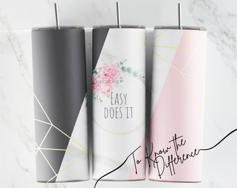 Easy Does It Tumbler, AA Gift, 20oz Insulated Cup