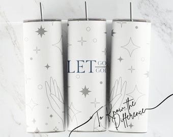 Let Go Let God AA Insulated Tumbler, Al-Anon Sobriety Gift