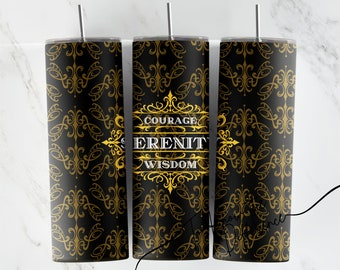 Serenity Prayer Tumbler - 20oz Insulated Coffee Cup, AA Gift