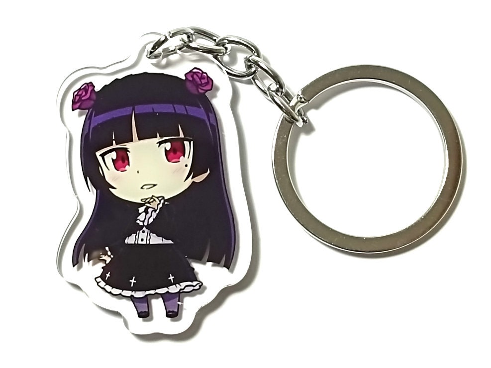 Kuroneko High Quality Anime Acrylic Charm Keychain - Etsy