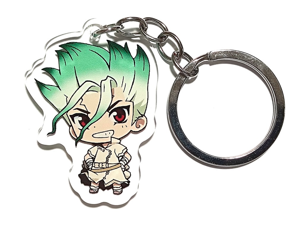 Senku High Quality Anime Acrylic Keychain Charm - Etsy