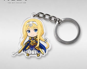 Alice High Quality Anime Acrylic Keychain