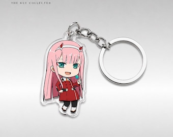 Zero Two High Quality Anime Acrylic Keychain