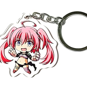 Milim hoge kwaliteit Anime Acryl Charm Sleutelhanger