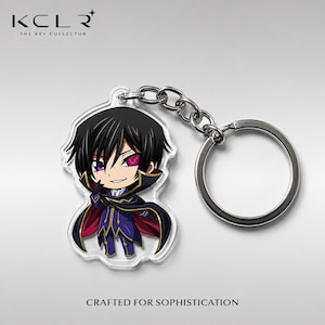Wysokiej jakości brelok akrylowy z anime Lelouch
