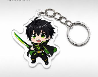 Yuichiro Hyakuya High Quality Anime Acrylic Keychain