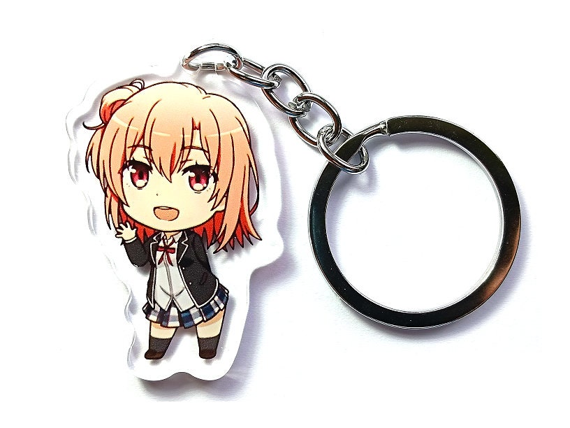 Yui Yuigahama High Quality Anime Acrylic Keychain Etsy