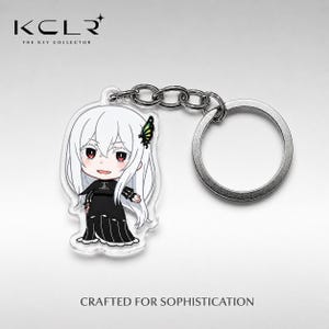 Echedna högkvalitativ anime akryl nyckelringsberlock