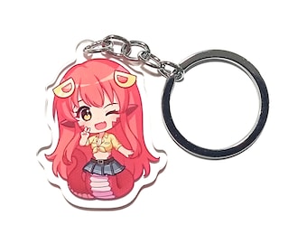 Miia High Quality Anime Acrylic Keychain