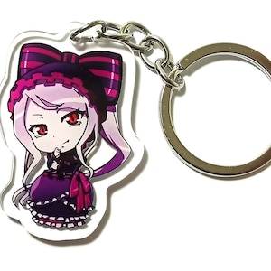 Shalltear High Quality Anime Acrylic Charm Keychain