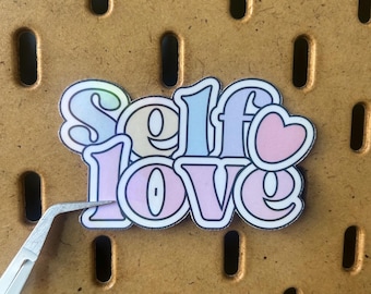 Self Love - Vinyl Sticker | Mental Health | Self-care Gifts | Self-love ...
