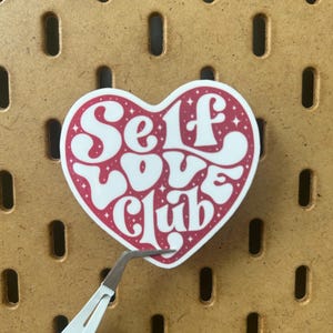 Self Love Club Waterproof Vinyl Sticker