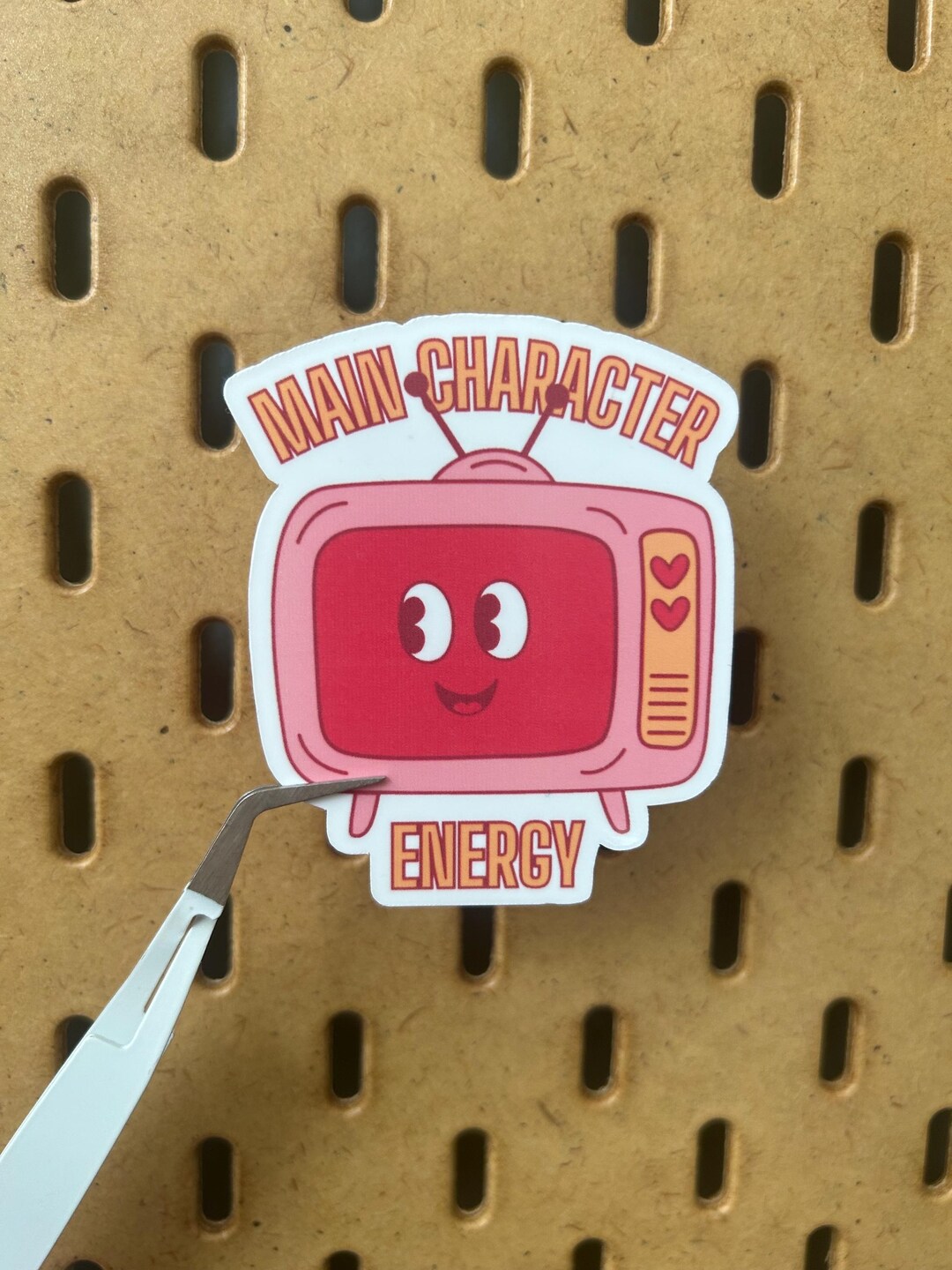 Main Character Energy Vinyl Sticker | Waterproof Sticker - Etsy