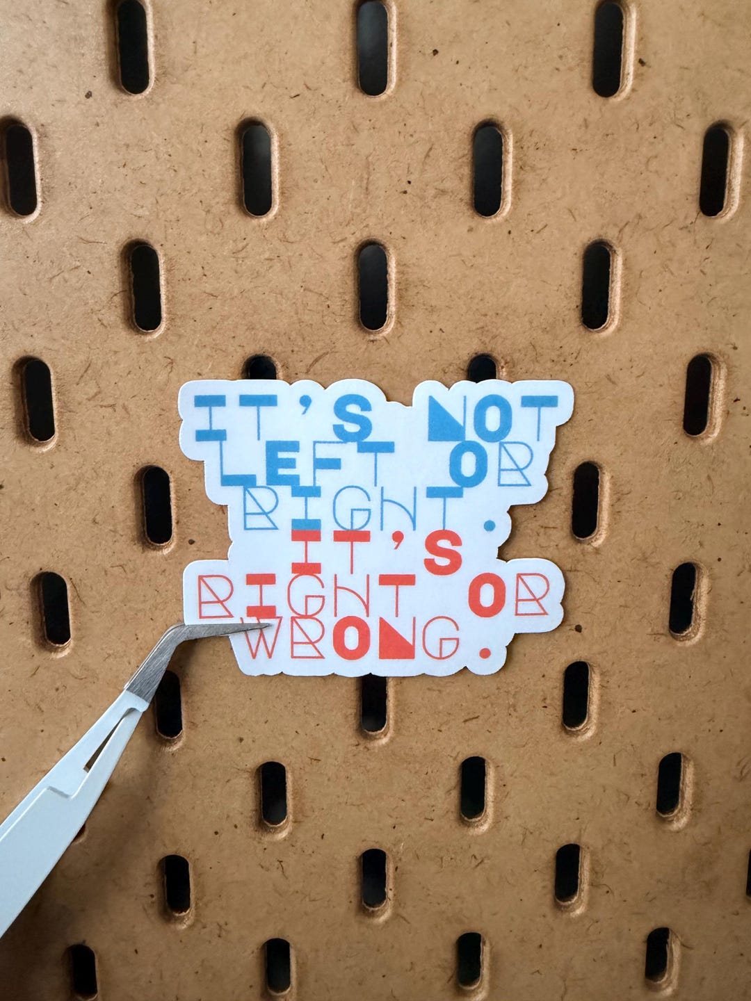 Right or Wrong Vinyl Sticker | Political Protest Sticker - Etsy