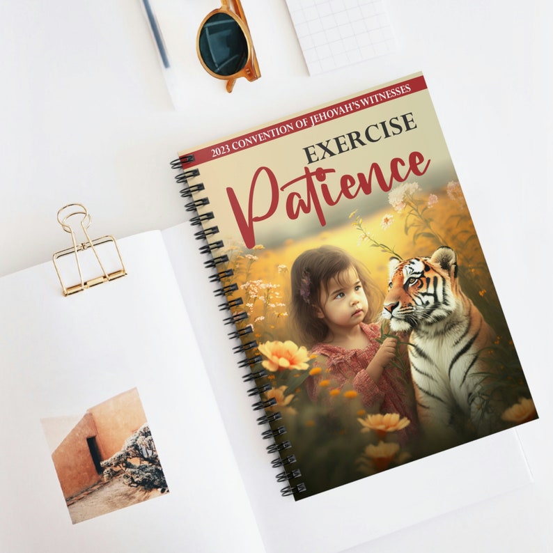 JW Exercise Patience Convention Spiral Notebook W/ Ruled Etsy