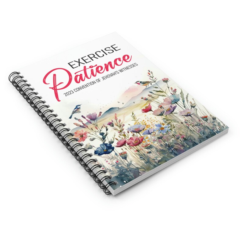 JW Exercise Patience Convention Spiral Notebook W/ Ruled Etsy