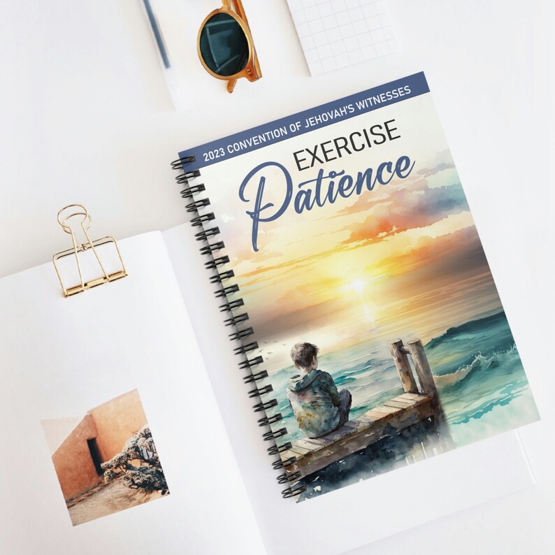JW Exercise Patience Convention Spiral Notebook W/ Ruled Etsy