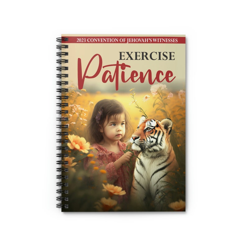 JW Exercise Patience Convention Spiral Notebook W/ Ruled Etsy