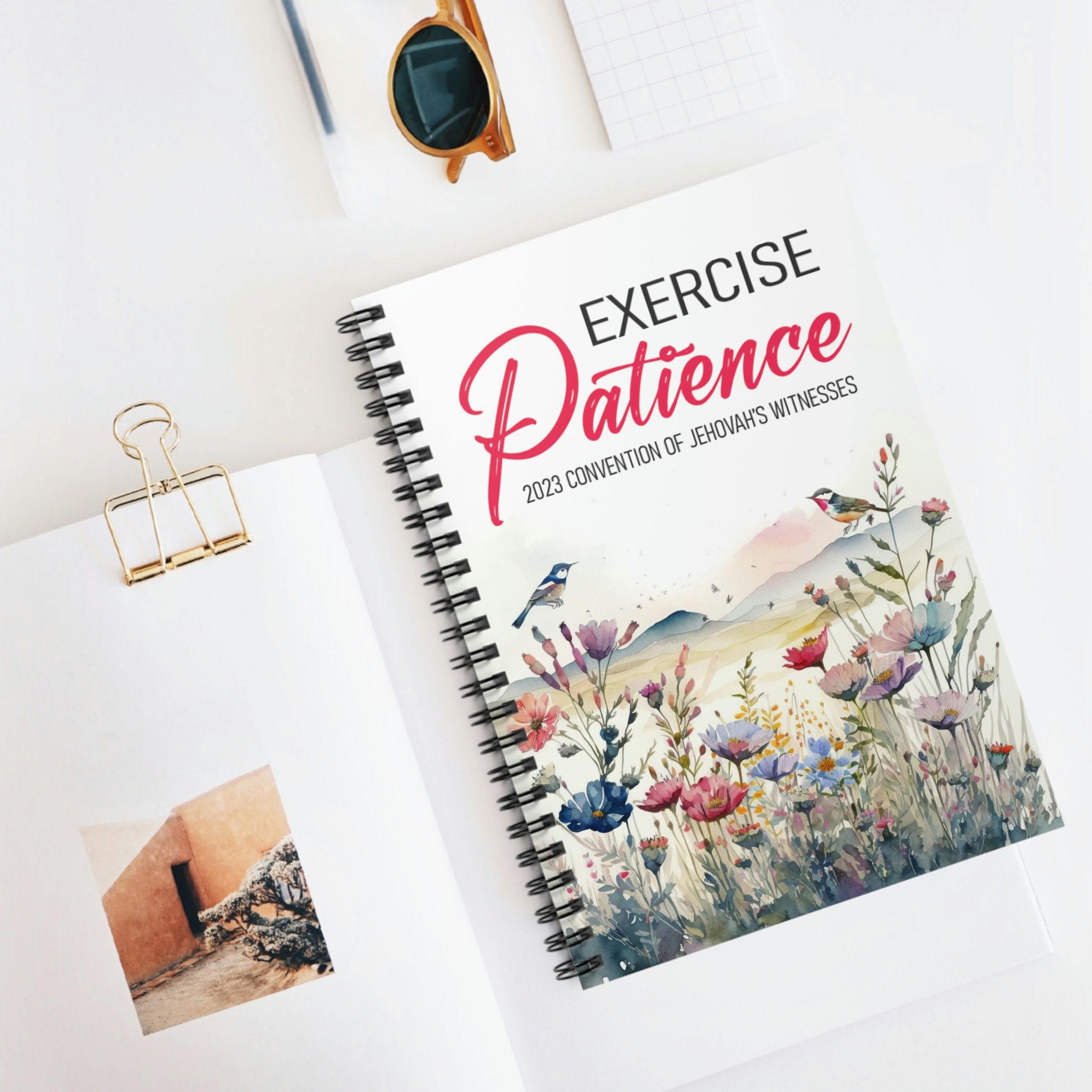 JW Exercise Patience Convention Spiral Notebook W/ Ruled Etsy Canada