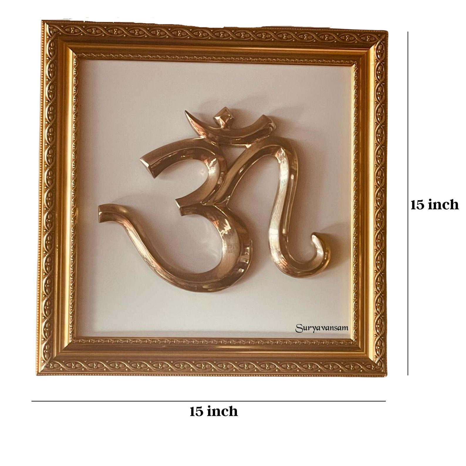 Om Framing Pure Bronzekansa Om Symbol Framing Lord Shiva Etsy