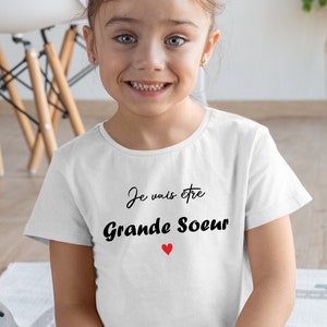 Future big sister t-shirt, pregnancy announcement t-shirt, future big brother