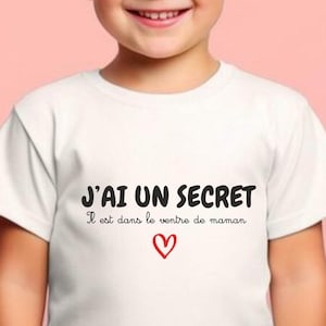 Children&#39;s T-shirt announcing pregnancy, future big sister, future big brother, pregnancy announcement sweatshirt or T-shirt