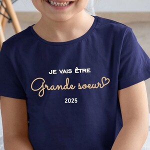 T-shirt Enfant "Future Grande Sœur 2026" - Annonce Naissance, Cadeau Mignon