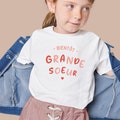 Soon to be big sister t-shirt, pregnancy announcement future big sister t-shirt product logo