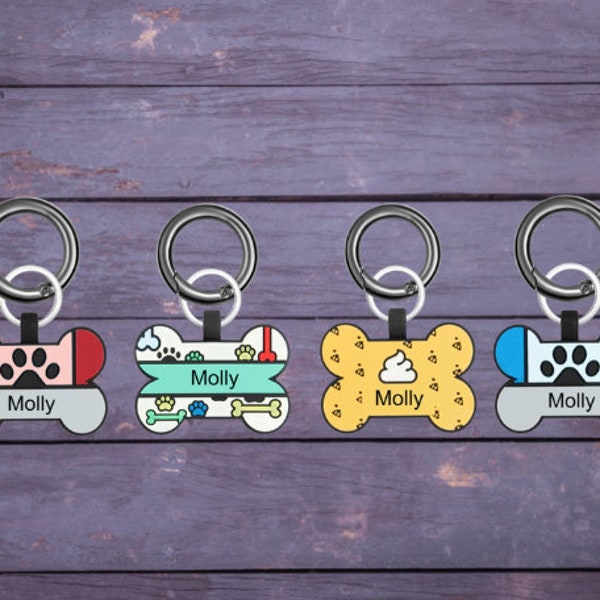 Name Dog Tag Etsy