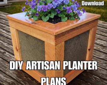 Modern Outdoor Planter Build Plans - DIY Paver & Cedar Planter Box