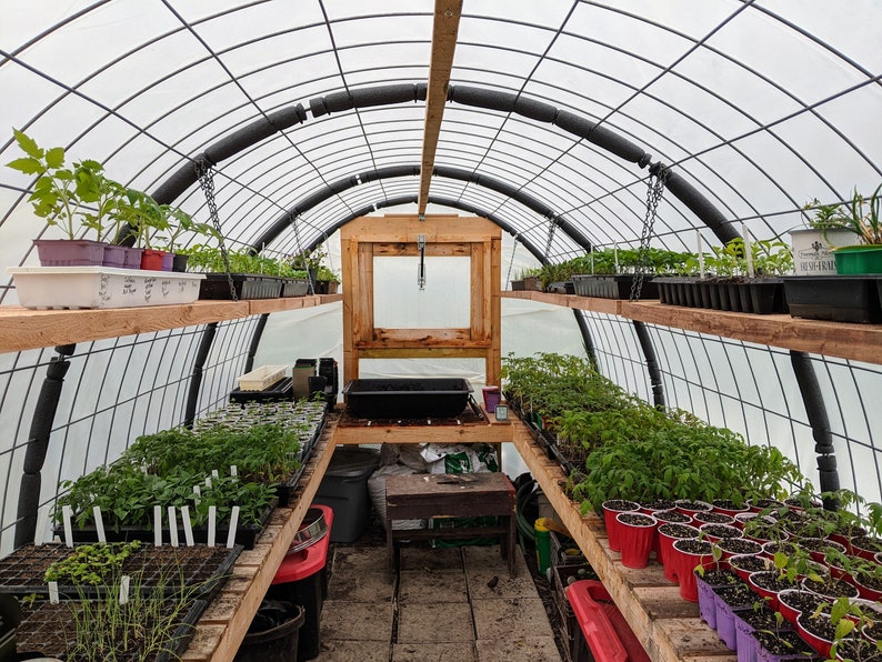 DIY Greenhouse Plans Stepbystep Guide for Building a Etsy