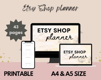 Etsy Business Planner  | Business Planner Printable | Business Planning | Business Planner | Business Bundle | Finances | Small Business