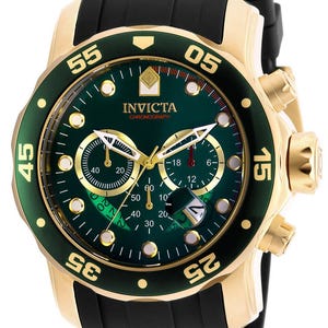 Invicta Pro Diver Quartz Chronograph Green Dial 48 mm Men&#39;s Watch