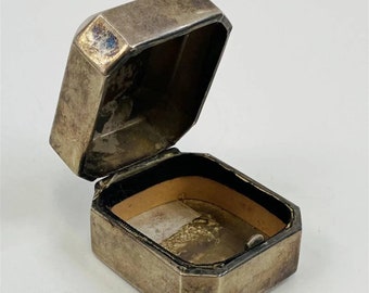 Vintage Birks Sterling Silver Ring Box