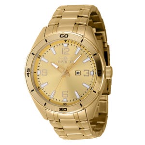 Invicta Men&#39;s 44mm PRO DIVER Scuba Chronograph Gold Dial Watch