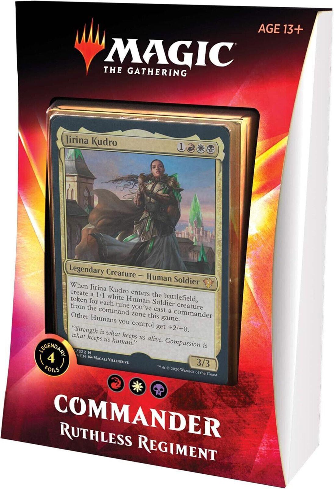 Magic: The Gathering Ruthless Regiment Ikoria Commander Deck | 100 Card Deck | 4
