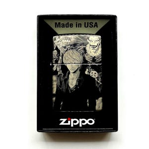 Anime Death Note Zippo Lighter: Custom Engraved, Birthday Gift for Him Gift for Boyfriend