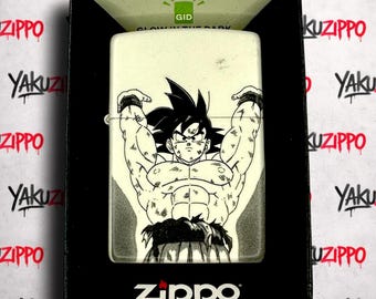 Anime DBZ Zippo Lighter: Custom Engraved Glow in the Dark Manga Collectible Gift for Boyfriend